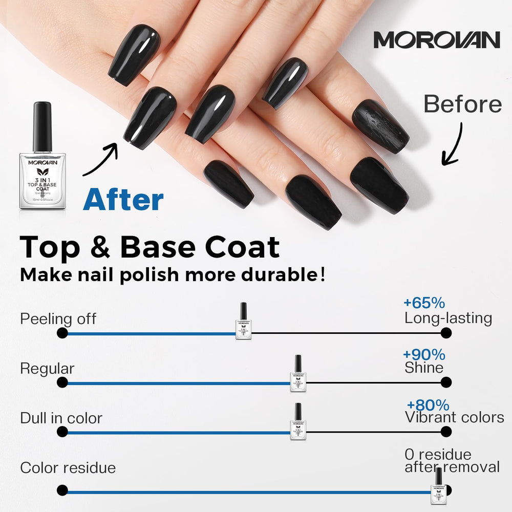 Morovan texture showing low shine finish and smooth glossy benefit