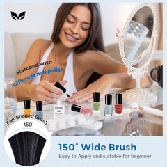 Morovan top coat in a salon setting showcasing professional finish