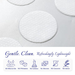 Applying Morovan pad to cheek demonstrating targeted exfoliation