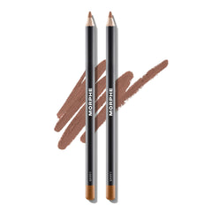 MORPHE front packaging showing two cream lip pencils and shade labels for easy selection