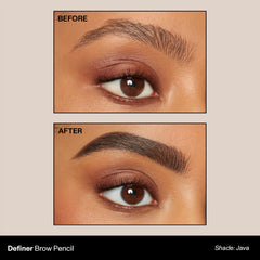 MORPHE close-up of the slanted-tip for precise shaping and crisp lines