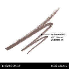MORPHE spoolie brush detail demonstrating blending action for seamless natural finish