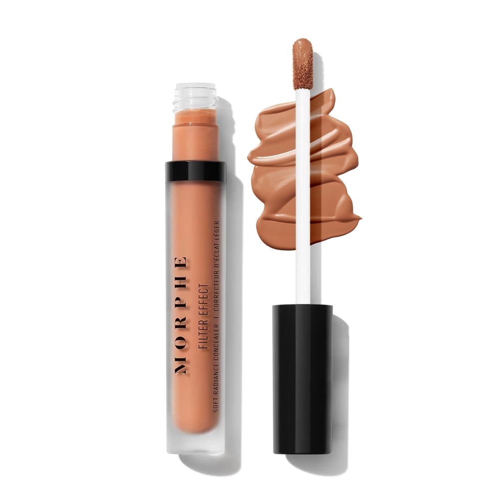 MORPHE front packaging showing Rich 32 warm concealer, clear shade visibility and compact tube