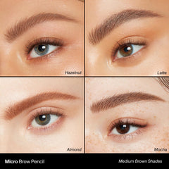 MORPHE Latte shade swatches on skin showing buildable pigments