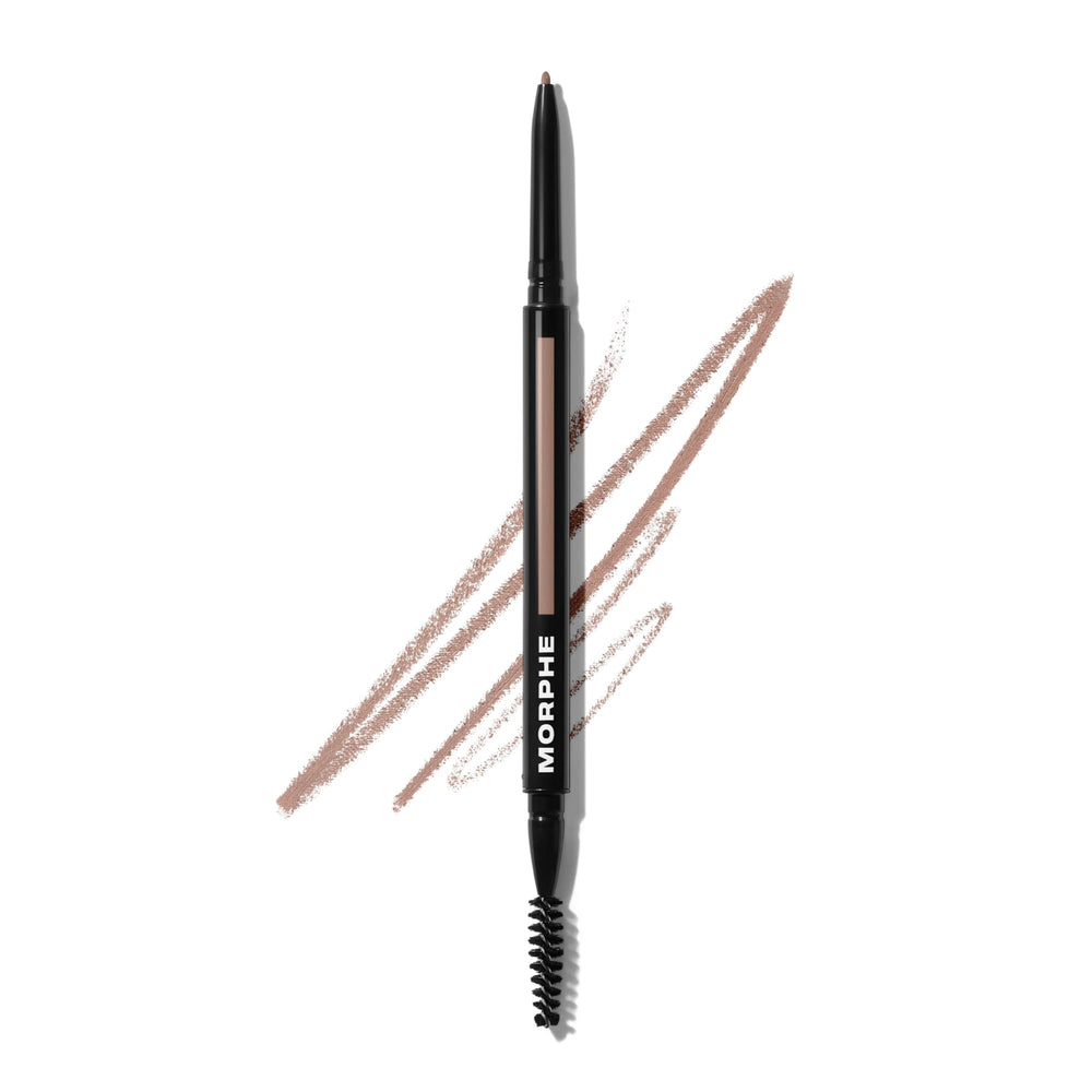 MORPHE pencil front view showing slim dual-ended design for travel convenience