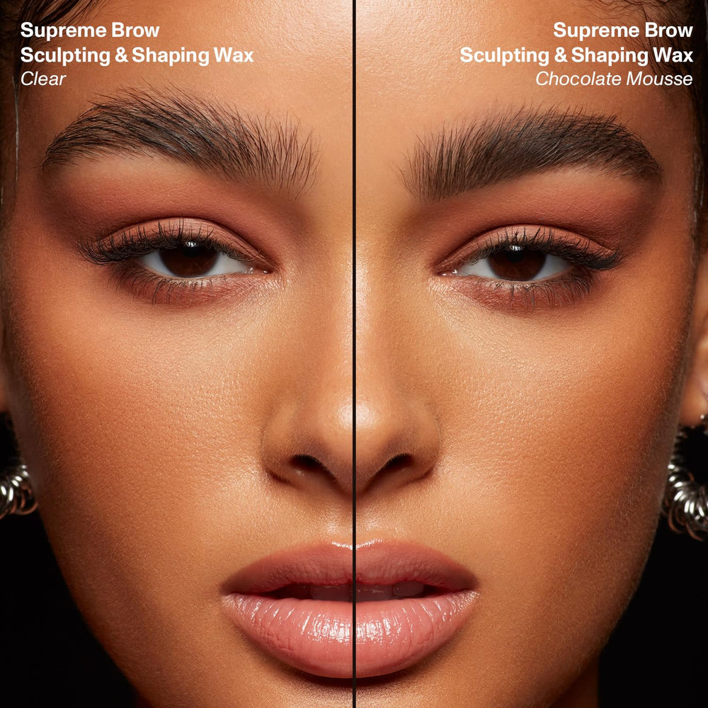 hand holding Morphe wax to show 0.21 oz scale and travel-friendly convenience