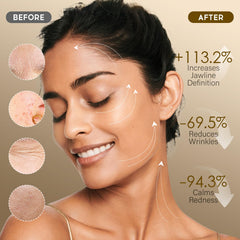 MOSRROU gel drop on finger illustrating lightweight, non-greasy hydration and precise application