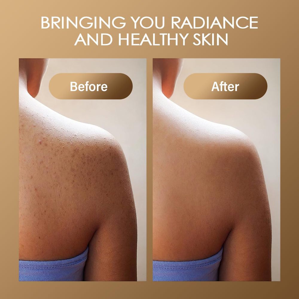 MOSRROU being used in shower for easy two-in-one scrub and cleanse