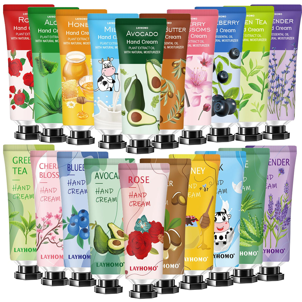 Mothers Day Gifts front packaging showing 20-pack mini hand cream set and variety