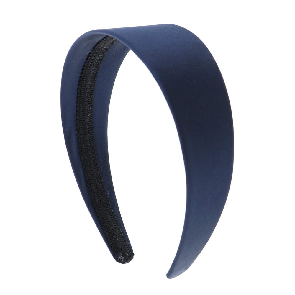 Motique Accessories navy headband front view showing clean silhouette and secure hold