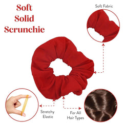 motique accessories scrunchie holding ponytail with gentle secure hold