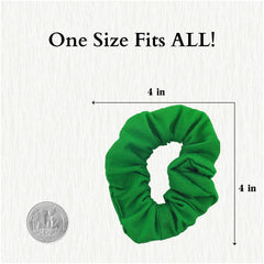 Motique Accessories scrunchie securing a ponytail showing secure hold and smooth finish