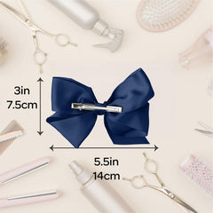 Motique bow styled with outfit shows versatile, photogenic accessory