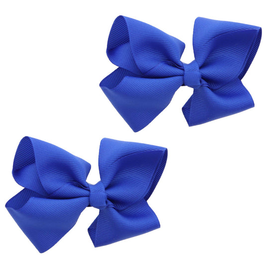Motique Accessories royal bow front view showing neat loops and color, adds style