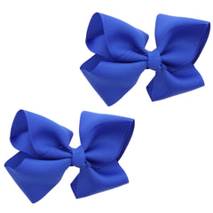 Motique Accessories royal bow front view showing neat loops and color, adds style
