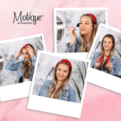 Motique Accessories worn by woman keeping hair tidy and enhancing outfit