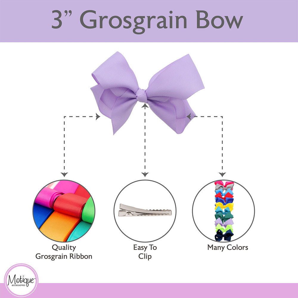 Motique Accessories bow clip detail close-up of alligator clip attachment for secure hold