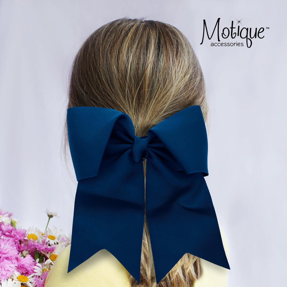 Motique Accessories back view with strong elastic hair tie for secure hold