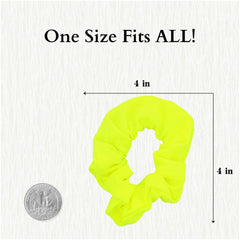 Motique Accessories scrunchie held in hand shows scale and easy, comfortable handling
