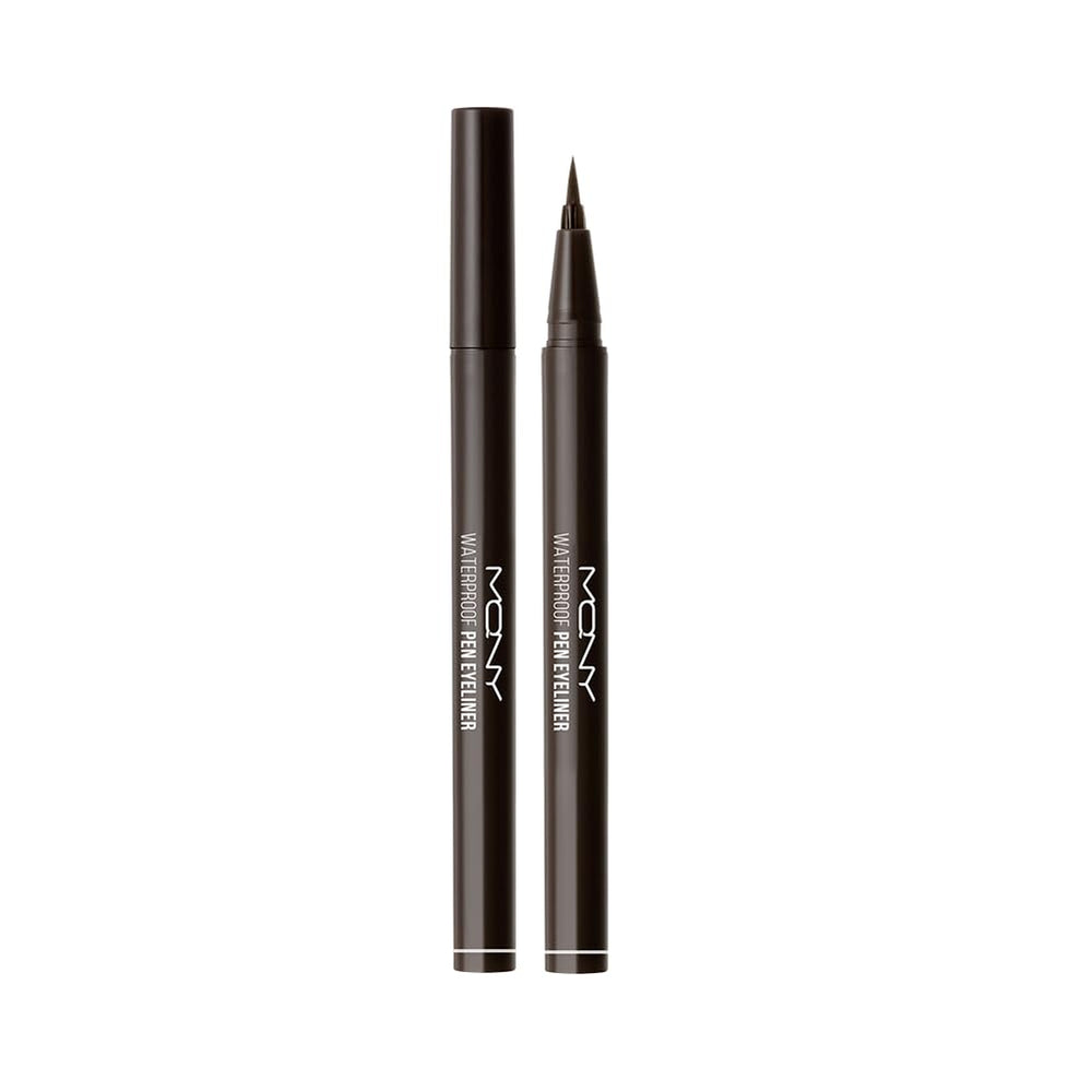 MQNY MACQUEEN front packaging showing Brown Black shade and product benefit