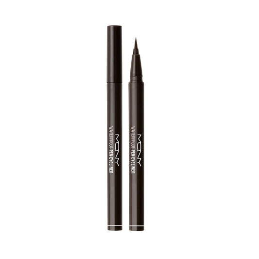 MQNY MACQUEEN front packaging showing Brown Black shade and product benefit