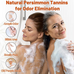 MR.A foamy texture on skin showing gentle lathering benefit