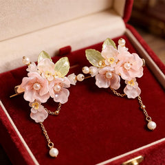 MRKARL dangling crystal tassel in motion adding sparkle and graceful movement