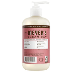 Mrs. MEYER'S close-up label view highlighting scent names and benefits