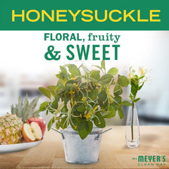 Close-up foam from Mrs. Meyer's honeysuckle showing gentle lather and moisturizing feel