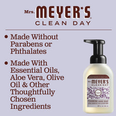 Mrs. MEYER'S bottle on bathroom counter showing attractive scent atmosphere benefit