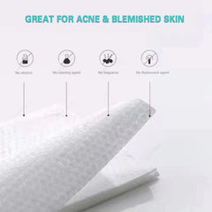 MSOEUESO wipe held in hand demonstrating thickness and gentle feel for sensitive skin