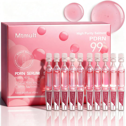 Mtmult front packaging of ampoules showing hygienic single-use design and convenience