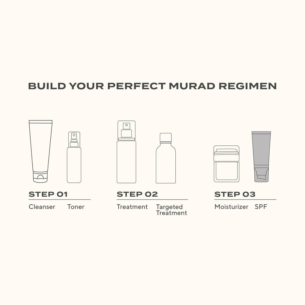 Murad before and after plumpness demonstrating visible skin bounce