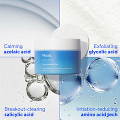Murad product label highlighting acids and gentle formula
