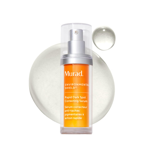 Murad bottle front packaging showing brand and fast dark spot action