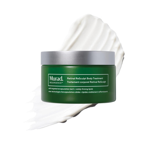 Murad jar front view showing clean packaging and product name, conveys trust