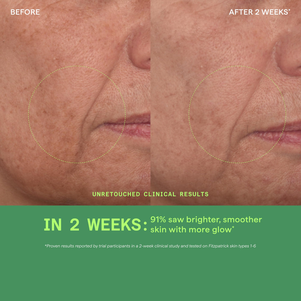 Murad serum spread on hand demonstrating smooth application and glow