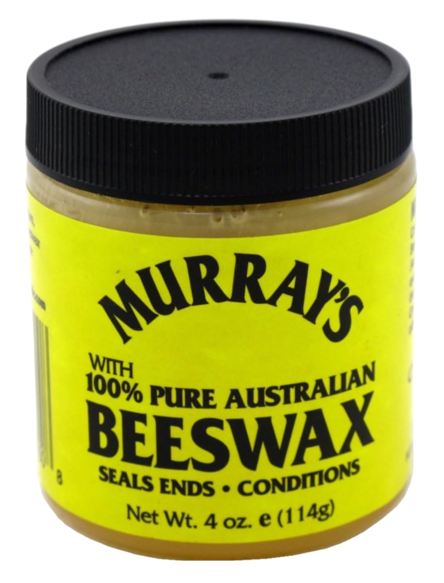 close-up of Murray's beeswax texture highlighting creamy density for smooth application