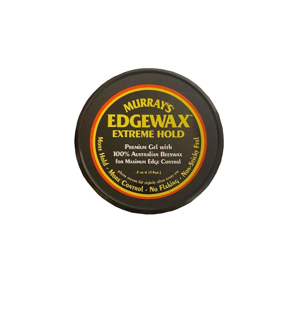 Murray's mini edgewax extreme front jar showing label and compact size for portability