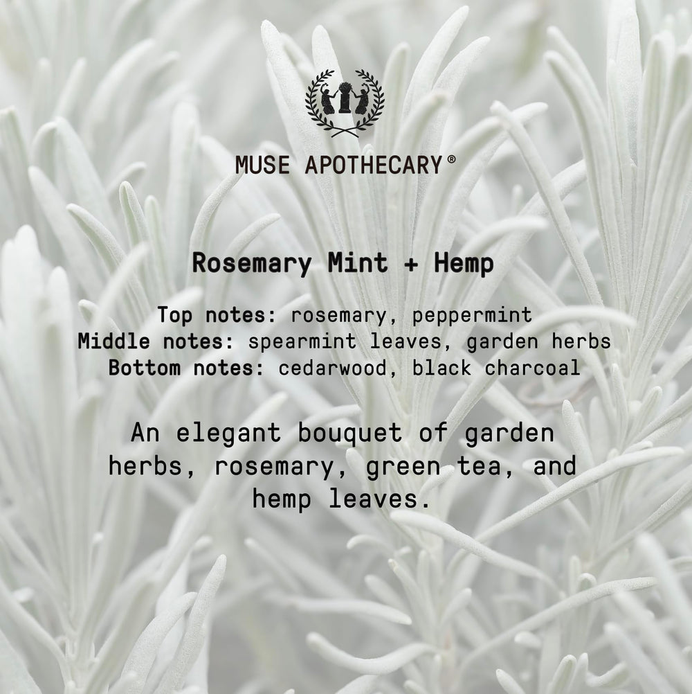Muse Apothecary bottle with gift styling illustrating premium presentable packaging