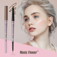 Music Flower finished eyebrow in lifestyle setting for natural look