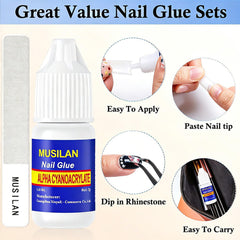 MUSILAN bottle close-up nozzle for precise application and controlled flow