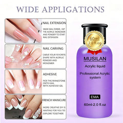 MUSILAN label close-up highlighting MMA-free claim and UV stabilizer benefit