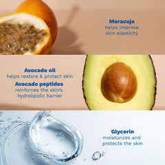 Mustela applied to pregnant belly illustrating even coverage and comfort