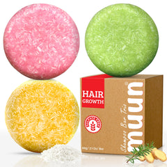 Muun front packaging showing three bars and eco benefits, highlights waste reduction