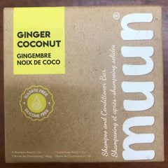 Muun packaging label photographed to highlight ingredient list and pH-balanced benefit