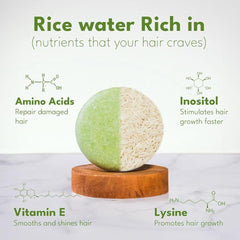 Muun shampoo bar creamy lather demonstrating gentle cleansing