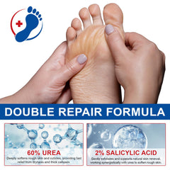 MXCZBSM applied to heel demonstrating targeted callus softening benefit