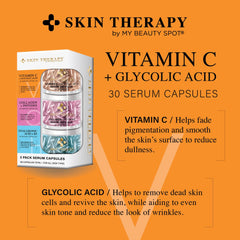 My Beauty Spot single capsule close-up, protective single-dose keeps serum fresh