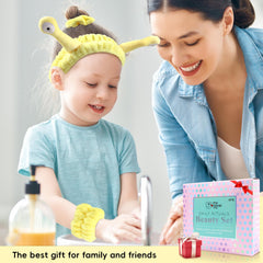 my novel things lifestyle spa setting on vanity, adds cheerful practical touch to skincare